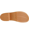 Black - Side - Crocs Womens-Ladies Brooklyn Block Heel Mules