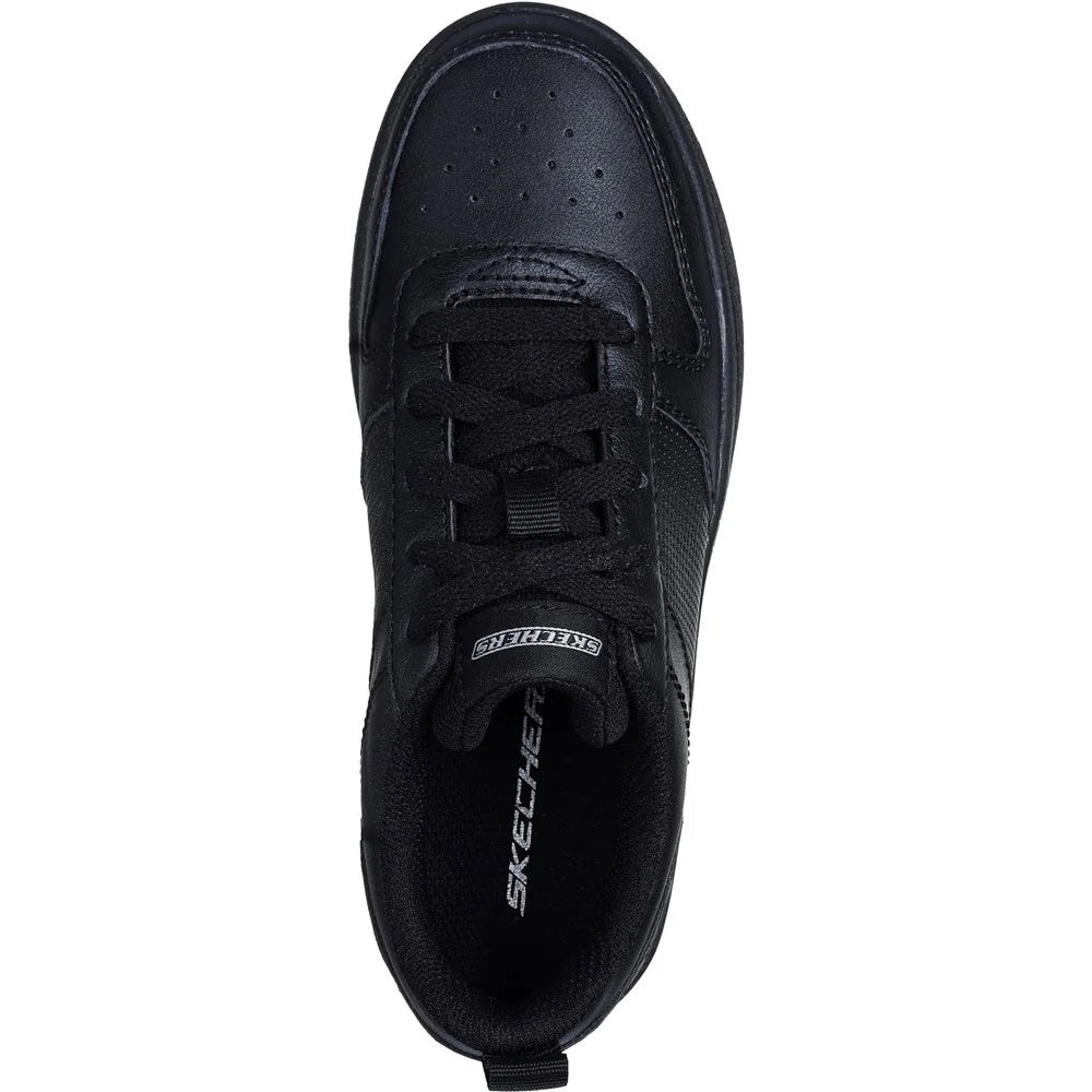 Black - Pack Shot - Skechers Boys Smooth Street -Genzo Trainers