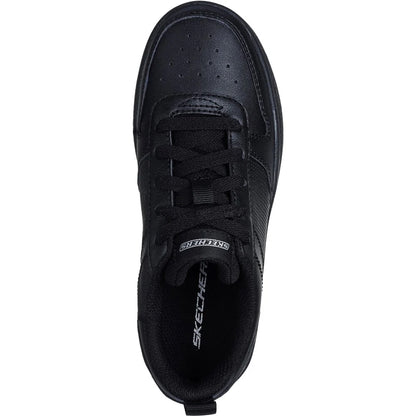 Black - Pack Shot - Skechers Boys Smooth Street -Genzo Trainers