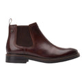 Dark Brown - Lifestyle - Base London Mens Portland Leather Chelsea Boots