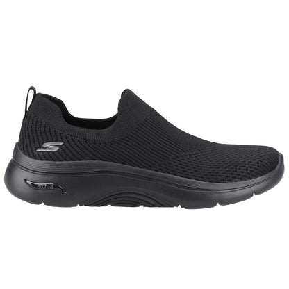 Black - Lifestyle - Skechers Womens-Ladies Go Walk 2.0 Paityn Arch Fit Sports Shoes