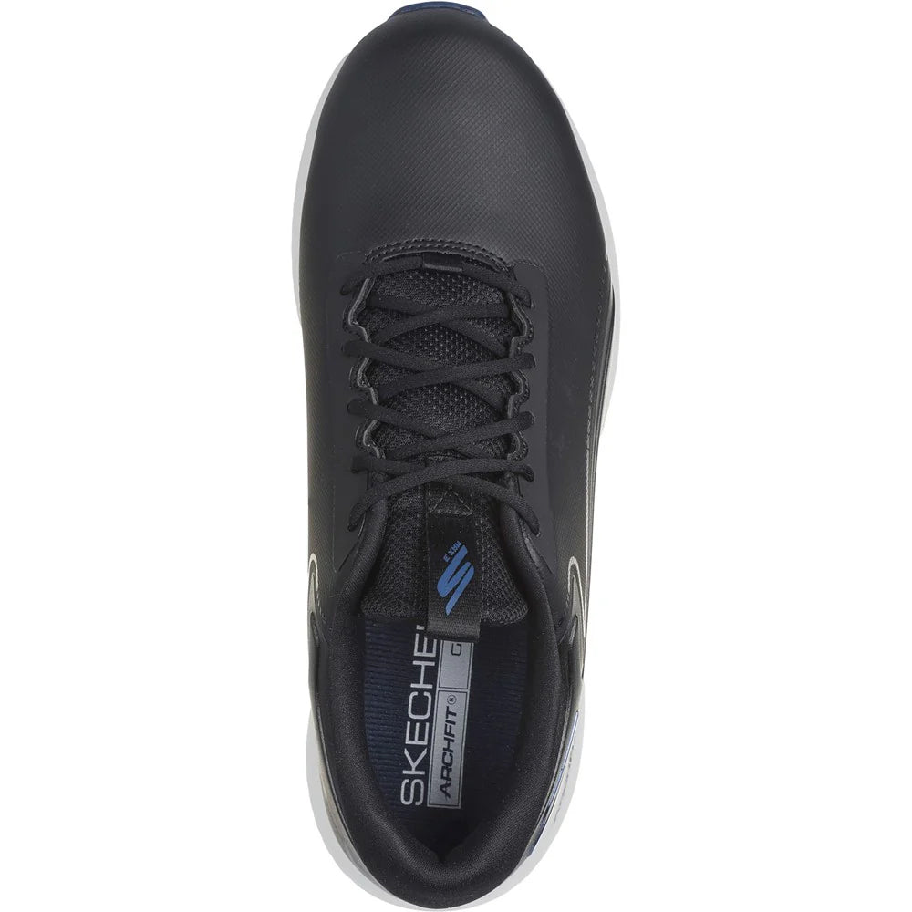 Black-Grey - Side - Skechers Mens Go Golf Max 3 Golf Shoes