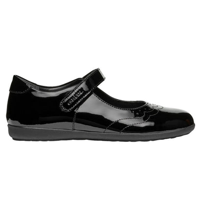 Black Patent - Lifestyle - Geox Girls J Iberide A School Shoes