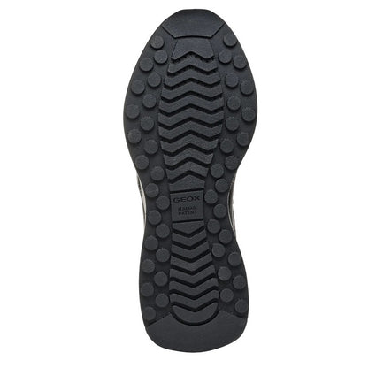 Gun Metal - Lifestyle - Geox Womens-Ladies D Amabel A Leather Trainers