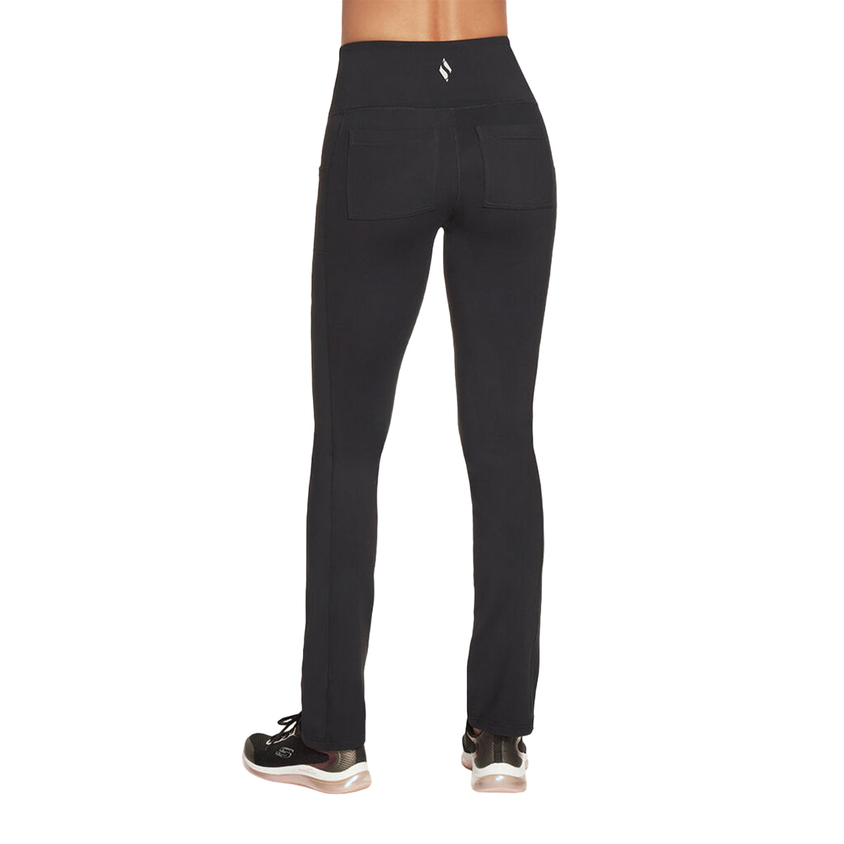 Black - Back - Skechers Womens-Ladies Go Walk Jogging Bottoms