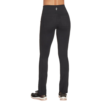 Black - Back - Skechers Womens-Ladies Go Walk Jogging Bottoms