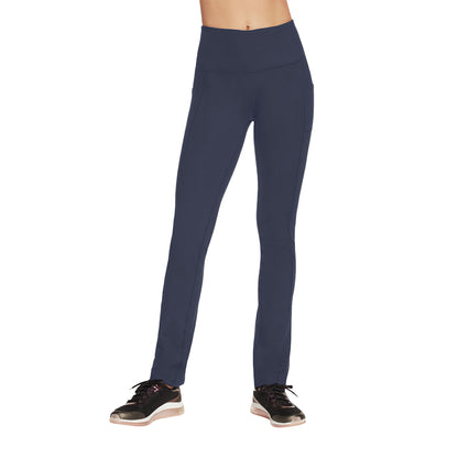 Navy - Front - Skechers Womens-Ladies Go Walk Jogging Bottoms