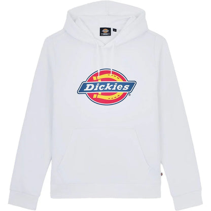 White - Front - Dickies Workwear Mens Icon Logo Hoodie