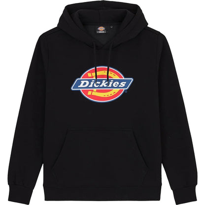 Black - Front - Dickies Workwear Mens Icon Logo Hoodie