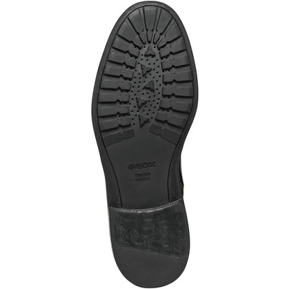 Black - Side - Geox Mens Tiberio Ankle Boots