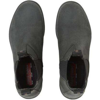 Charcoal - Side - Hard Yakka Unisex Adult Brunswick Nubuck Dealer Boots