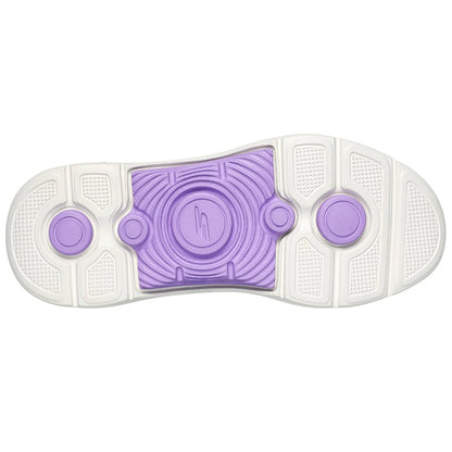 Grey-Lavender - Back - Skechers Womens-Ladies Go Walk Arch Fit 2.0 Vivid Sunset Trainers