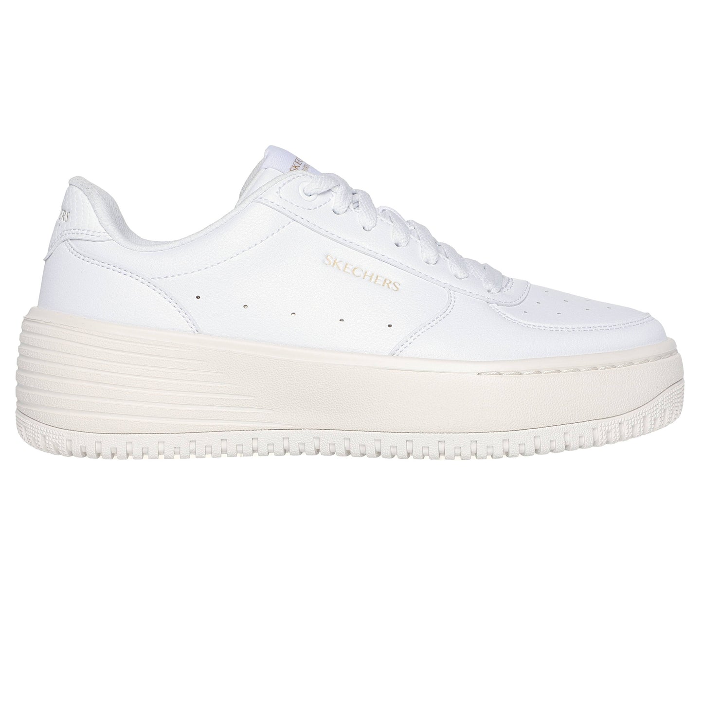 White-Natural - Back - Skechers Womens-Ladies Grand 92 - Be Lifted Shoes