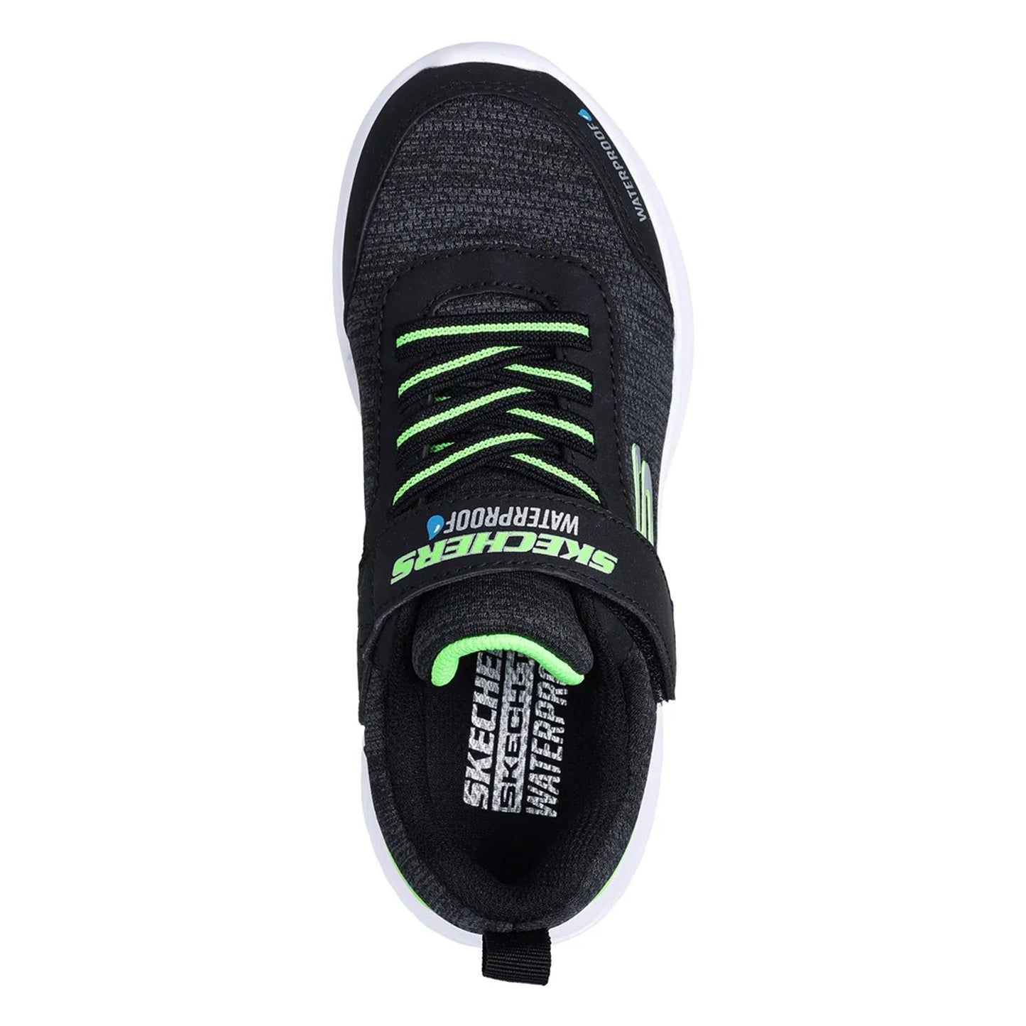 Black-Lime - Lifestyle - Skechers Boys Bounder - Dripper Drop Trainers