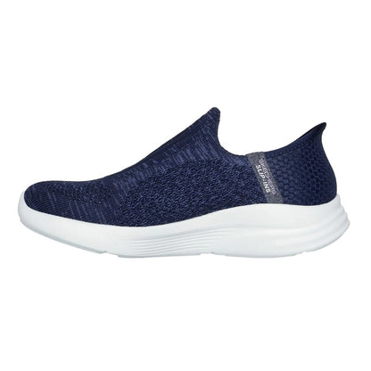 Navy - Pack Shot - Skechers Womens-Ladies Relaxed Fit Trainers