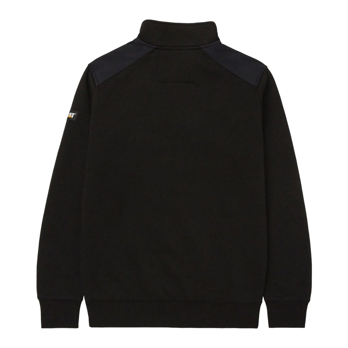 Black - Back - Caterpillar Unisex Adult Quarter Zip Sweatshirt