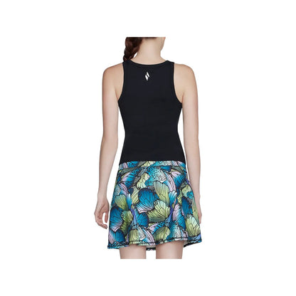 Black - Back - Skechers Womens-Ladies Go Walk Shelf Bra Tank Top