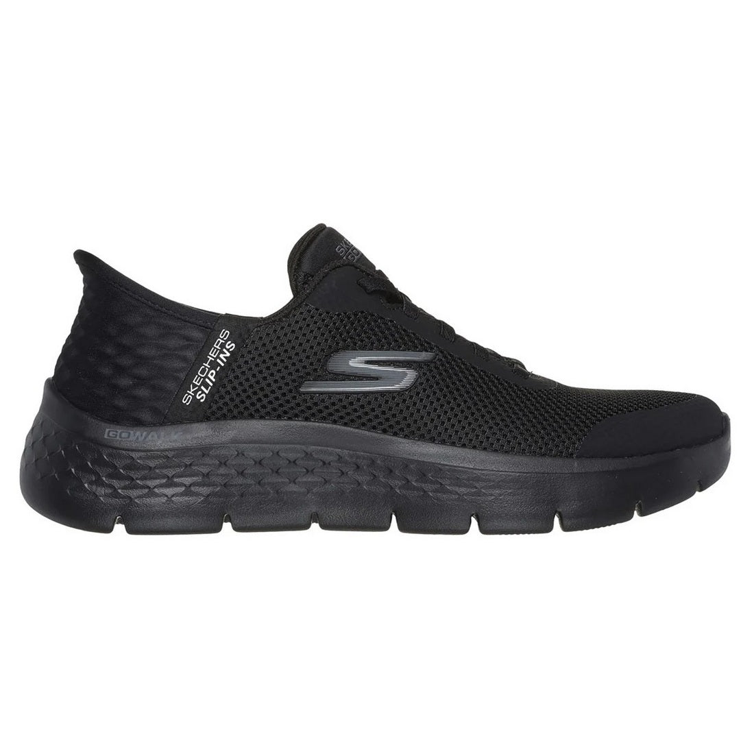 Black - Back - Skechers Womens-Ladies Go Walk Flex Grand Entry Trainers