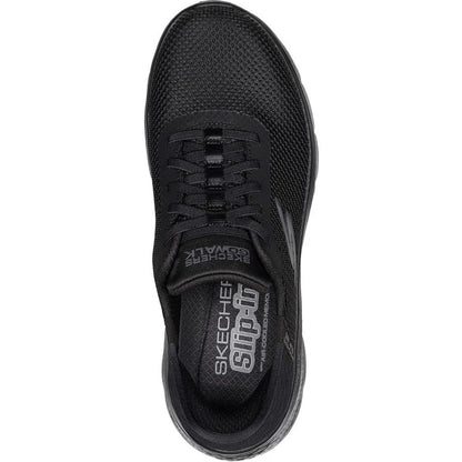 Black - Pack Shot - Skechers Womens-Ladies Go Walk Flex Grand Entry Trainers