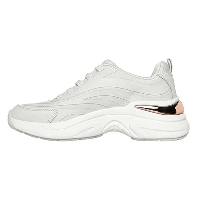 White - Back - Skechers Womens-Ladies Hazel Step N Flow Trainers