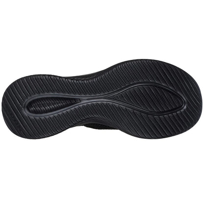 Black - Back - Skechers Womens-Ladies Ultra Flex 3.0 Easy Win Trainers
