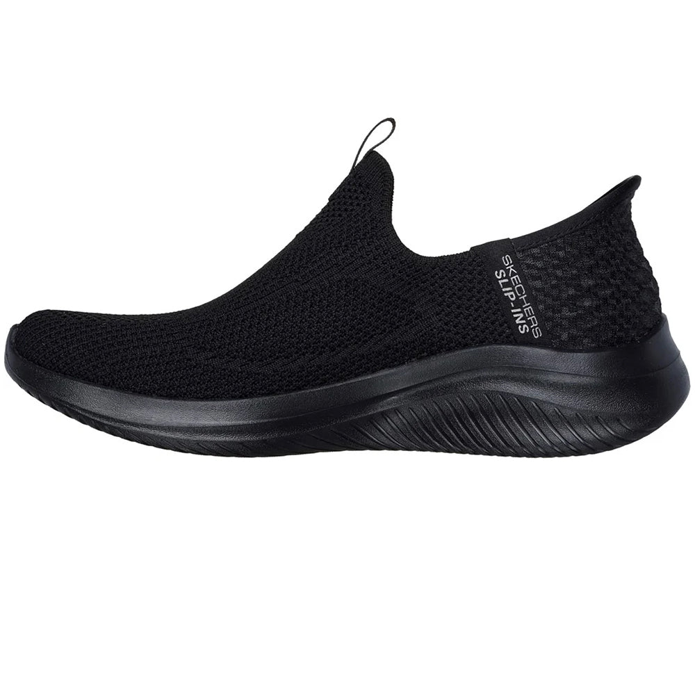 Black - Lifestyle - Skechers Womens-Ladies Ultra Flex 3.0 Easy Win Trainers