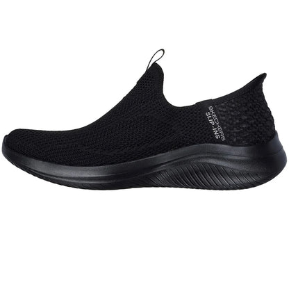 Black - Lifestyle - Skechers Womens-Ladies Ultra Flex 3.0 Easy Win Trainers