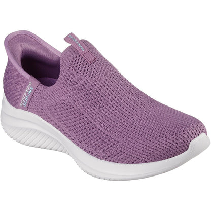Purple - Front - Skechers Womens-Ladies Ultra Flex 3.0 Easy Win Trainers