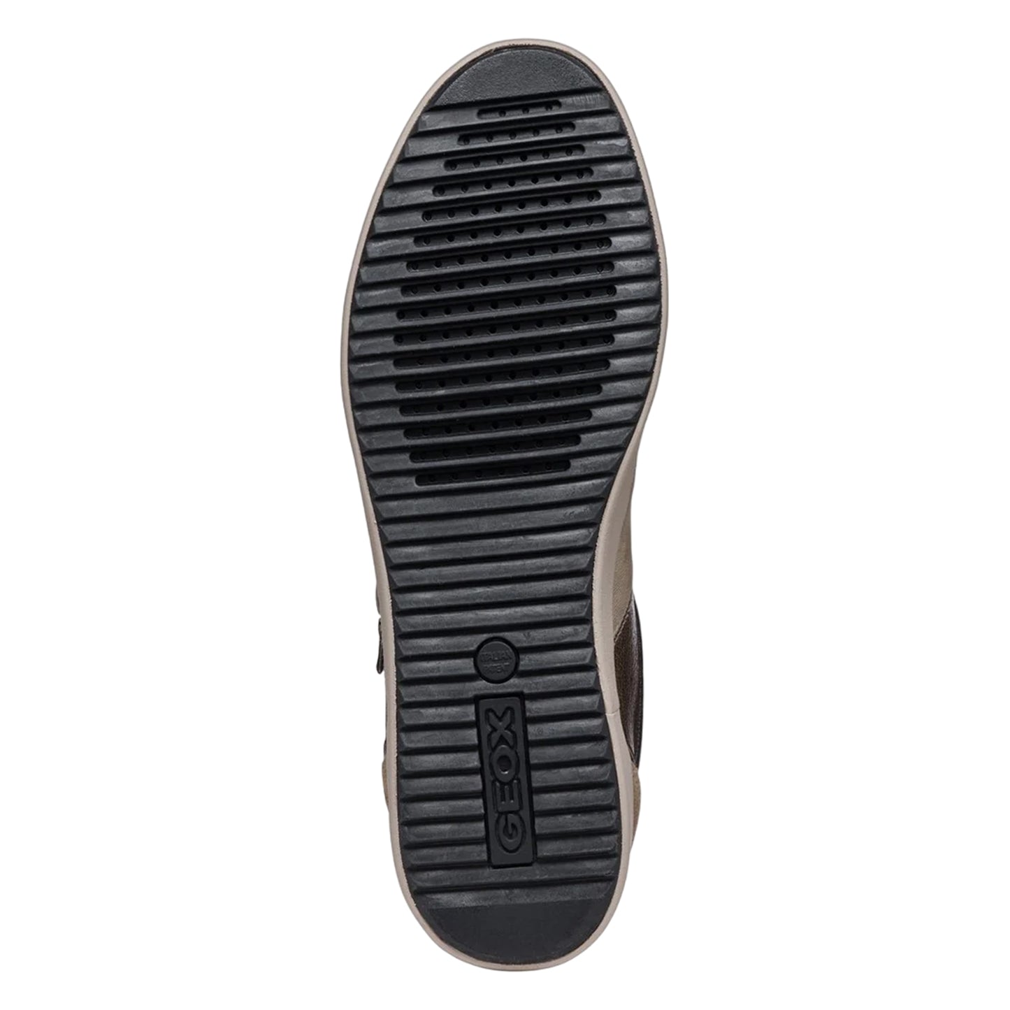 Taupe - Pack Shot - Geox Womens-Ladies Blomiee Suede Trainers
