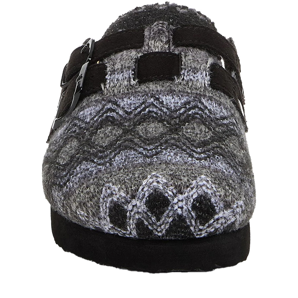 Black - Pack Shot - Rocket Dog Womens-Ladies Abel Plus Zig Zag Mules