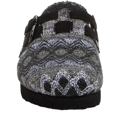 Black - Pack Shot - Rocket Dog Womens-Ladies Abel Plus Zig Zag Mules