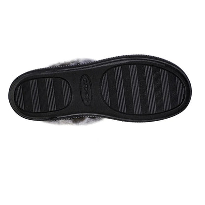 Black - Pack Shot - Skechers Womens-Ladies Cozy Campfire Fresh Toast Slippers