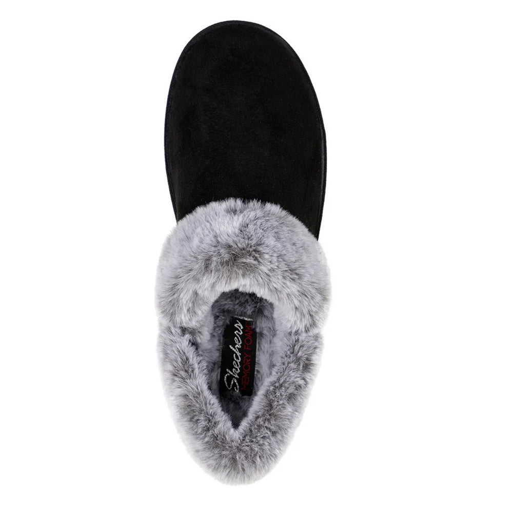 Black - Lifestyle - Skechers Womens-Ladies Cozy Campfire Fresh Toast Slippers