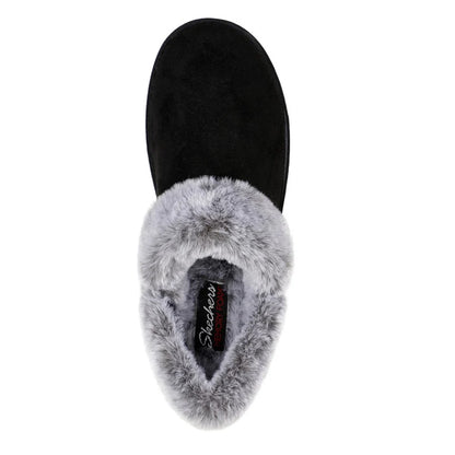 Black - Lifestyle - Skechers Womens-Ladies Cozy Campfire Fresh Toast Slippers