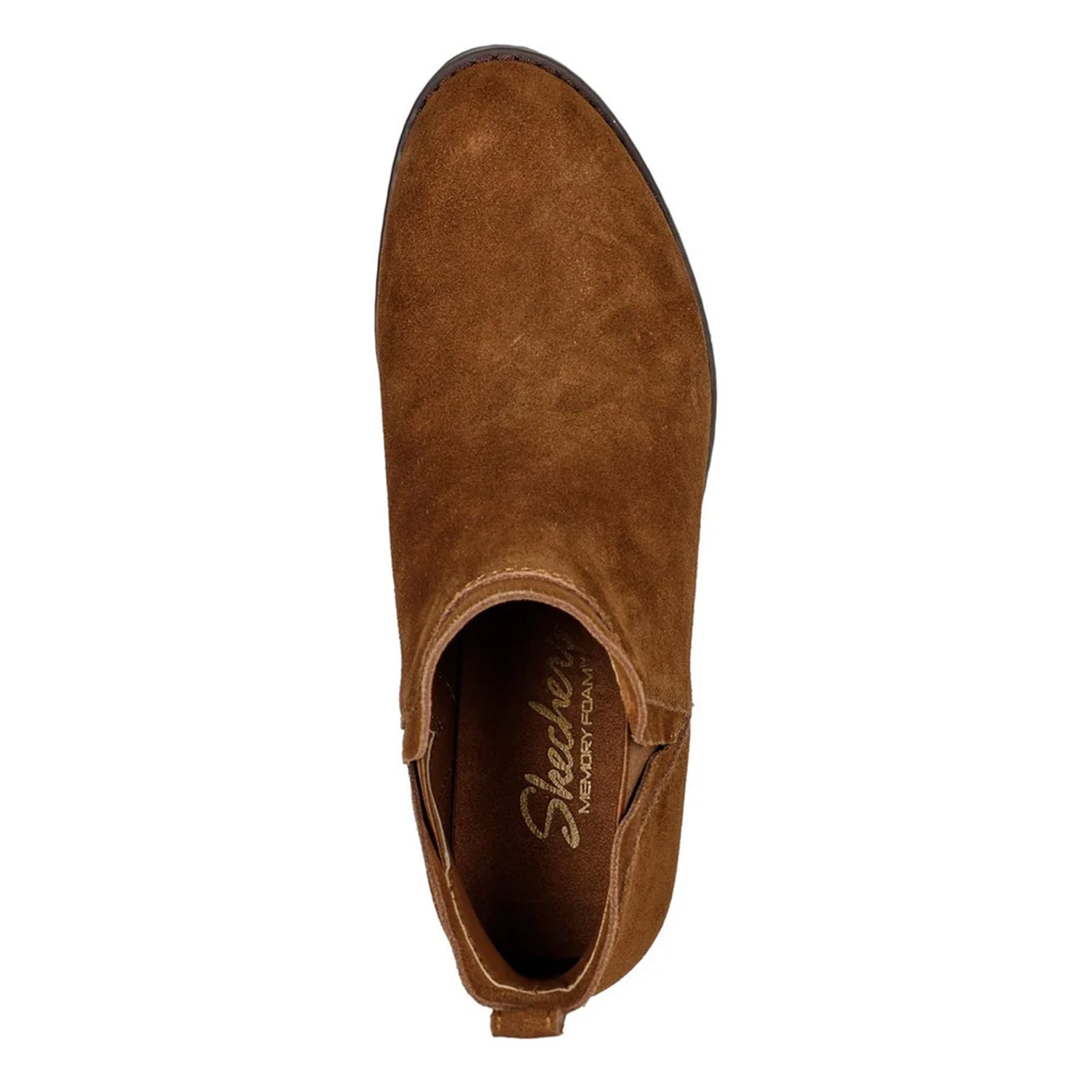 Brown - Lifestyle - Skechers Womens-Ladies Texas Rodeo Night Suede Chelsea Boots