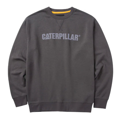 Magnet - Front - Caterpillar Mens Logo Midweight Crew Neck Jumper