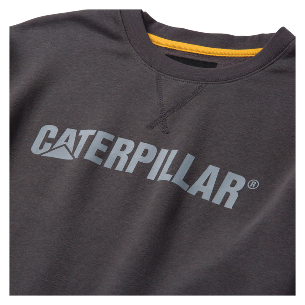Magnet - Back - Caterpillar Mens Logo Midweight Crew Neck Jumper