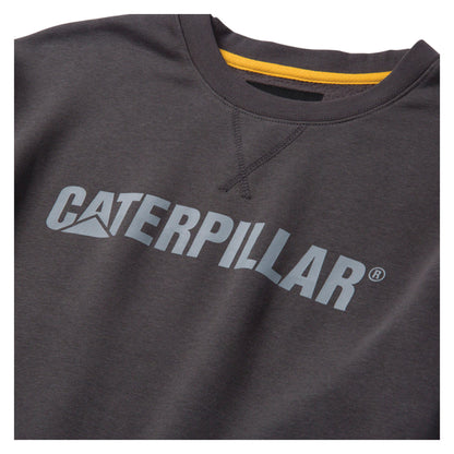 Magnet - Back - Caterpillar Mens Logo Midweight Crew Neck Jumper