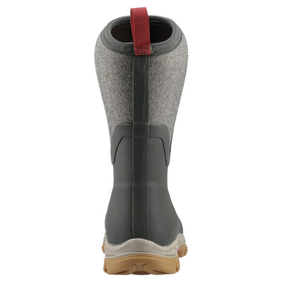 Olive - Back - Muck Boots Womens-Ladies Arctic Sport II Mid Length Wellington Boots