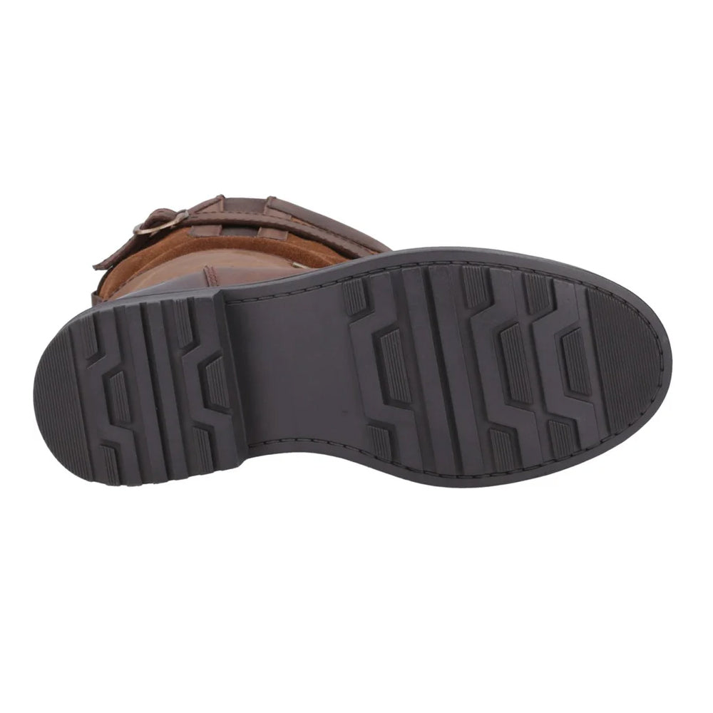 Brown - Pack Shot - Cotswold Womens-Ladies Broadwell Suede Mid Calf Boots