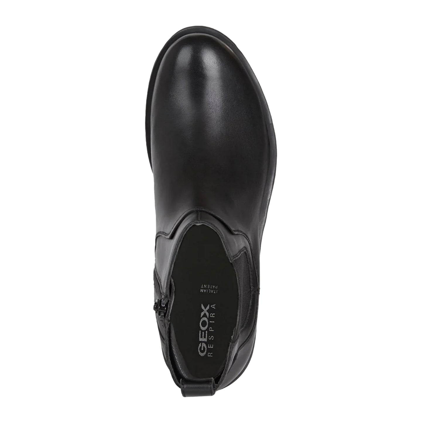 Black - Lifestyle - Geox Womens-Ladies Rawelle Leather Ankle Boots