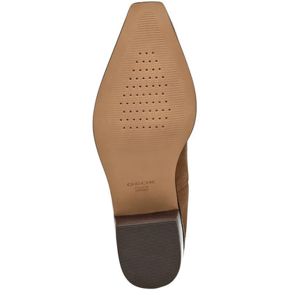 Mud - Lifestyle - Geox Womens-Ladies Leather Ankle Boots