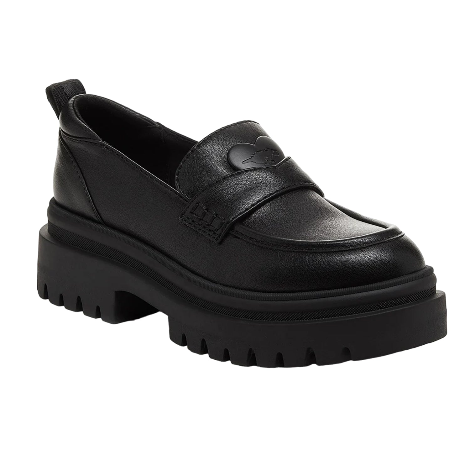 Black - Front - Rocket Dog Womens-Ladies Dandy Loafers