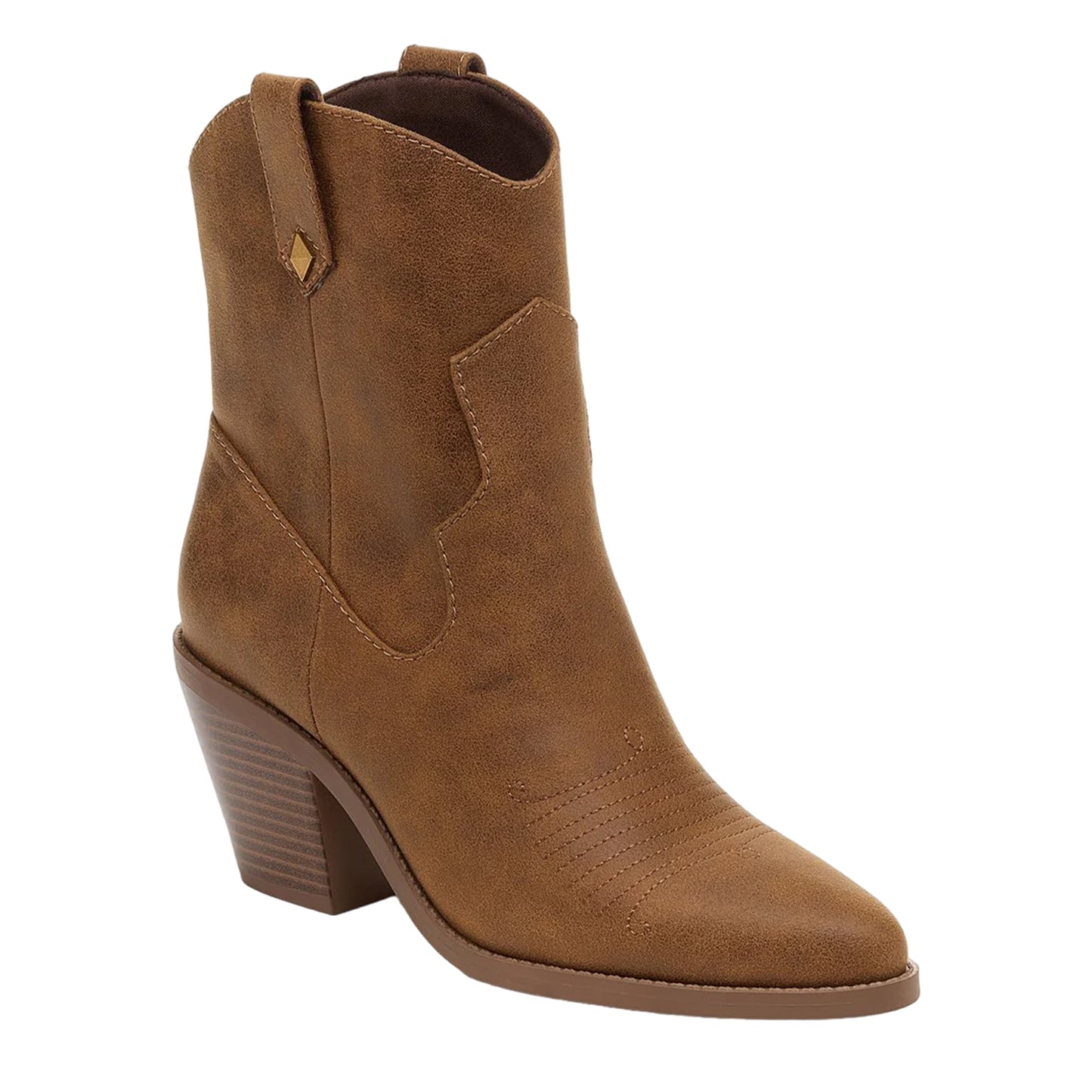 Walnut - Front - Rocket Dog Womens-Ladies Feather Cowboy Boots