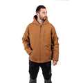 Bronze - Side - Caterpillar Mens Sherpa Lined Hooded Jacket