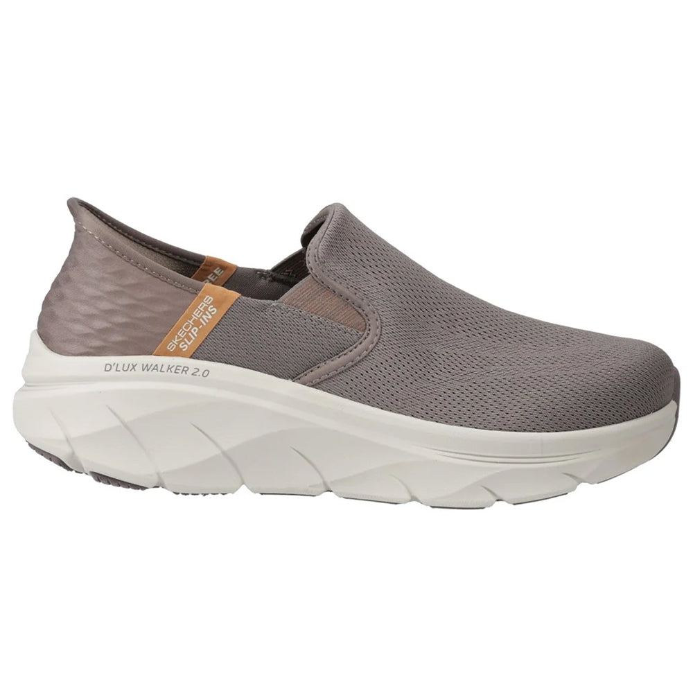 Brown - Lifestyle - Skechers Mens D´Lux Walker 2.0 Reeler Wide Trainers