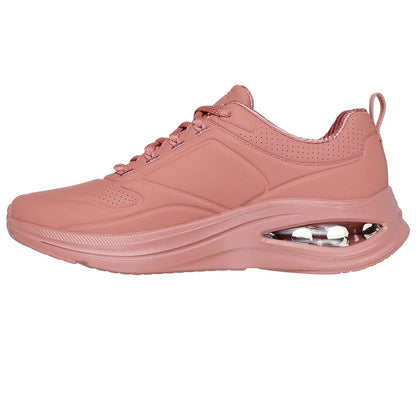 Rust - Pack Shot - Skechers Womens-Ladies Skech-Air Meta Extraordinaire Trainers