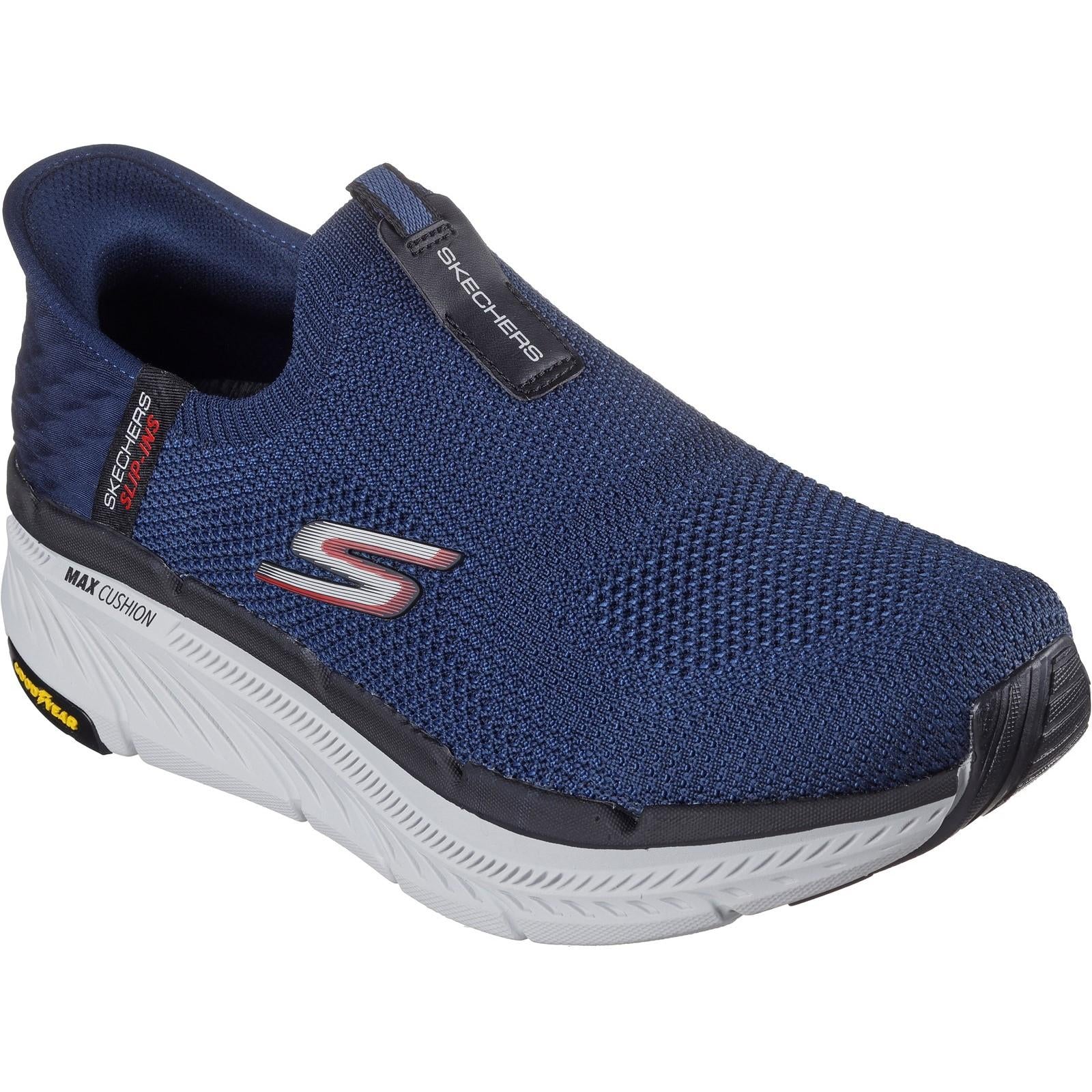 Navy - Front - Skechers Mens Max Cushioning Premier 2.0 Trainers
