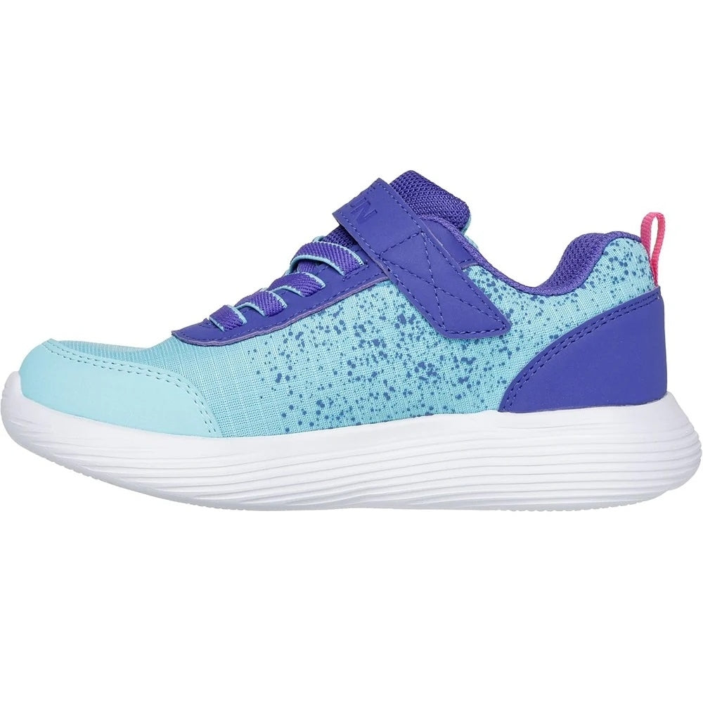 Purple-Turquoise - Lifestyle - Skechers Childrens-Kids Go Run 400 V2 Trainers