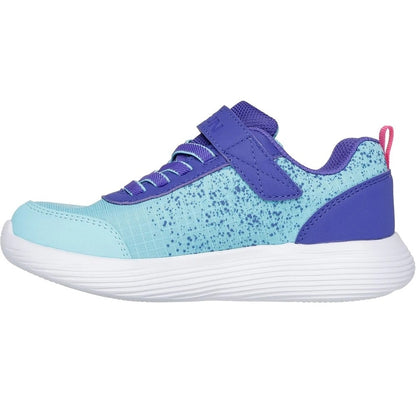 Purple-Turquoise - Lifestyle - Skechers Childrens-Kids Go Run 400 V2 Trainers